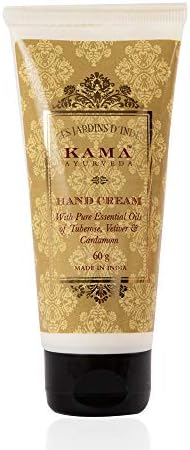 Kama Ayurveda Hand Cream with Pure Essential Oils of Tuberose, Vetiver and Cardamom, 60g