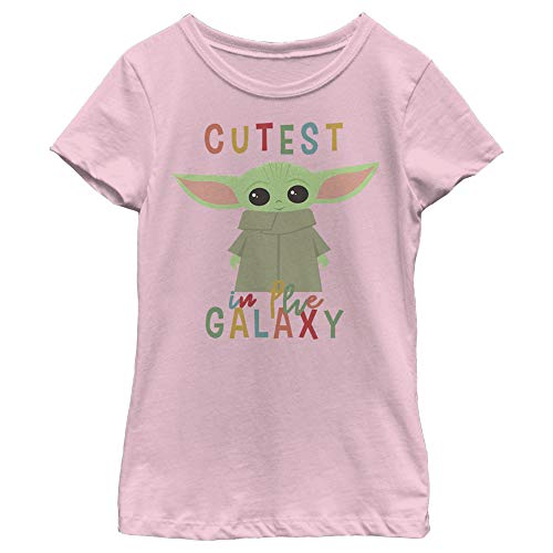 STAR WARS Mandalorian Cutest Little Child Girl's Solid Crew Tee