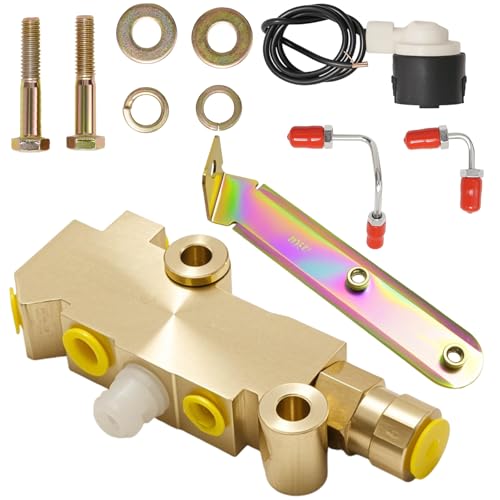 Saihisday 172-1363 PV2 Disc Brake Proportioning Valve with 9/16 1/2 Lines and Bracket, Replacement for Chevy Pontiac 1964-1972, Replaces 172-2187 172-2174 172-1364 by Saihisday - Image 6