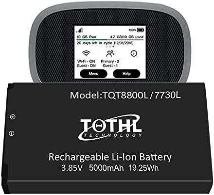 Taeozi MiFi 8800L/7730L Battery,[5000mAh] Upgraded 2023 New Replacment Battery for Novatel Verizon Jetpack MiFi 8800L 7730L