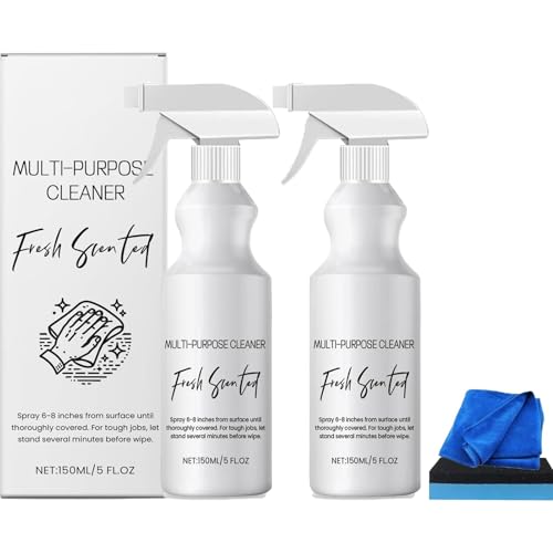 cuoct 2Pcs R & W Multi Purpose Cleaner Multi Purpose Cleaner All-purpose Rinse-free Cleaning Spray Multipurpose Bathroom Foam Cleaner