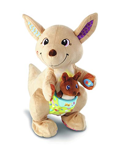 VTech Baby - Mamá Kangou-Love y su bebé, Peluche Interactivo para bebé