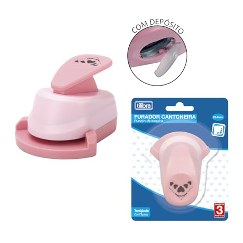 Tilibra - Furador Cantoneira Coração - 25mm