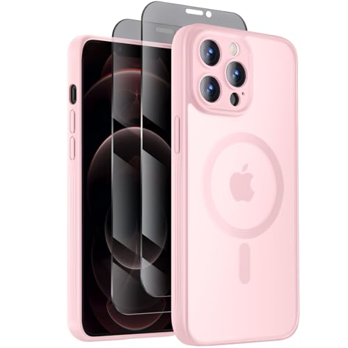 Image of Symcele Designed for iPhone 12 Pro Max Case, Compatible with MagSafe Pink