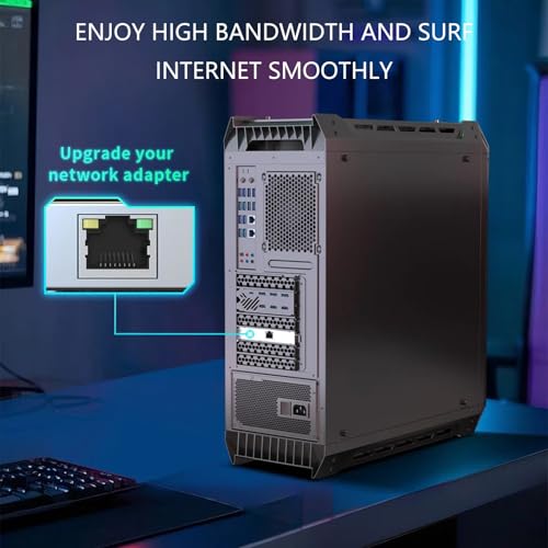 Adaptador PCIe RJ45 con diseño compacto del 20% para transmisión estable 4