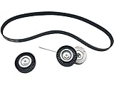 Serpentine Belt Drive Component Kit - Compatible with 2007-2014 Volvo XC90 3.2L 6-Cylinder Gas