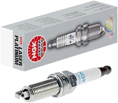 NGK Zündkerze LZKAR6AP-11, 6643 | Laser Platinum | 1 Stück | LZKAR6AP-11, 6643 Kompatibel mit Cube (Z12),Micra IV (K13K, K13KK),Note (E11, NE11),Note (E12)