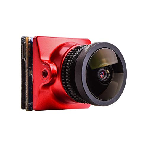 Jammas RunCam Micro Eagle FPV Camera 800TVL 1/1.8" C Sensor NTSC/PAL 16:9/4:3 Switchabl 5-36V for FPV Quadcopter Racing Drone - (Color: red 800TVL)