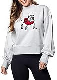 Chicka-d Women's Standard Hailey Sweatshirt, Ash Grey, Medium