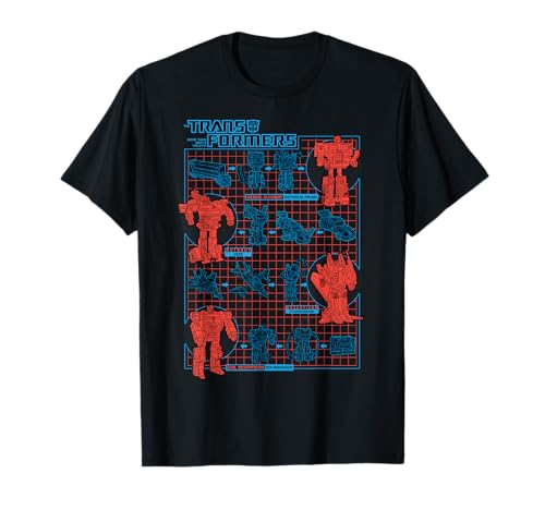 Transformers How to Transform Schematic T-Shirt