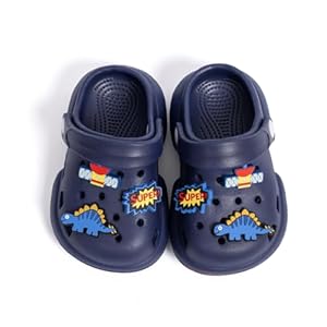 Kannior Toddler Kids Infant Boys Girls Cute Garden Clogs Water Sandals Slip On Shoes Slipper Slides Lightweight Outdoor Summer Children Beach Pool Play Shoes (Baby/Toddler Kids)