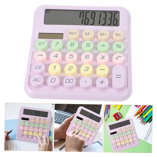 Calculadora de bolsillo electrónica mini con diseño decorativo DOITOOL 4