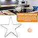 Stove Ring (5''x5'') Heat Diffuser,Glass Cooktop Heat Diffuser,Electric Stove Protector Fits Standard Burners,Suitable For Small To Medium Cookware,Cast Iron Pans,Even Heating(1Pack)