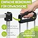 Bomi Treppenschutzgitter Merle Flatstep, Breite 63-71 cm | Türschutzgitter ohne Bohren, stabile Kindersicherung für Kind & Hund, TÜV geprüftes Hundegitter, Türgitter, Treppengitter, Metall Weiß