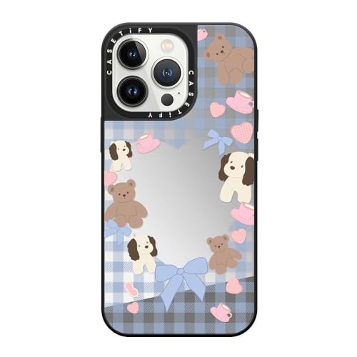 Coque miroir iPhone 13 Pro CASETiFY compatible MagSafe argent et noir