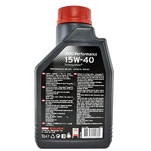 Oleo De Motor Motul 2100 Performance 15w40 Api SL 1Lt