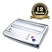 Life Basis Tattoo Stencil Transfer Machine Thermal Tattoo Kit Copier Printer Thermal Printer for Men and Women with 20pcs Tattoo Stencil Transfer Paper Silver Update Version