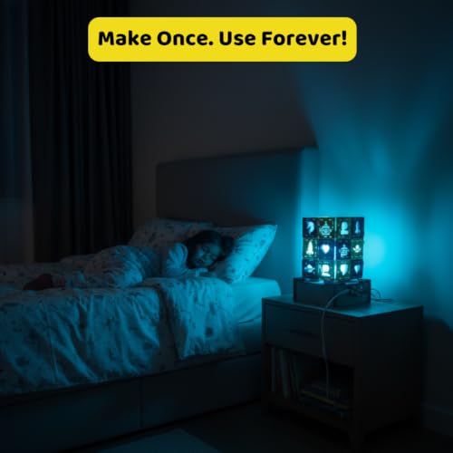 Image of Glo‑Lamp Gadget Making Kit | USB Powered Night Lamp Kit | 3‑Color RGB Mood Lamp | Learn Electronics | Useful Science Project | Educational Gift for Children Ages 8 to 14