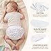 Durio Diaper Covers for Girls Ruffle Baby Bloomers for Toddler Girls Newborn Baby Girl Shorts Cotton Infant Underwear White & Pink 6-12 Months
