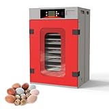 【Capacité professionnelle de 400 œufs】Spécialement conçu pour les petites exploitations et les couvoirs, cet incubateur pour reptiles offre une grande capacité de 400 œufs, permettant d'accueillir simultanément des œufs de différentes tailles. Les plateaux à œufs modulaires sont ajustables pour s'adapter à différentes tailles d'œufs, de la caille à l'oie, optimisant ainsi l'espace pour une incubation par lots efficace