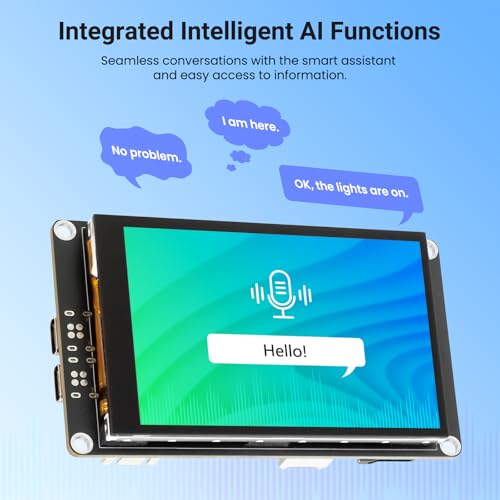 Image of ELECROW ESP32 Display 480x320, 3.5 inch HMI Advanced ESP32 IPS Touch Display, Support AI Speech Interaction, 32-Bit LX7 Dual-Core Processor, Up to 240MHz, Compatible with Arduino, ESP-IDF and LVGL