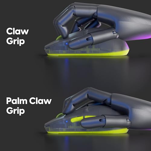 Image of Pulsar Gaming Gears X2H mini Wireless Gaming Mouse, Acid Rewind Limited Edition, Ultra Lightweight 1.83 oz (52 g), Symmetrical, Optical switch, 26000 DPI, PAW3395 sensor (Mini, Wireless, Acidic green)