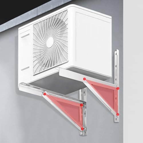 Soporte para aire acondicionado exterior de pared marco de acero para estantería 8