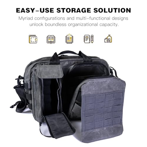 Bolso Vintage Cruzado para Hombre, para Laptop hasta 15" miniatura 4
