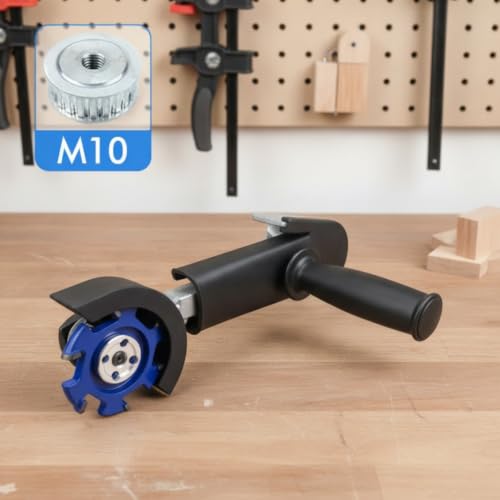 Adaptador amoladora M10 con disco corte universal para herramientas de carpintería 7
