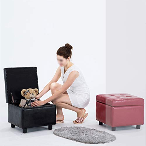 Tabouret repose-pieds en cuir idéal pour se déchausser dans l'entrée - 4