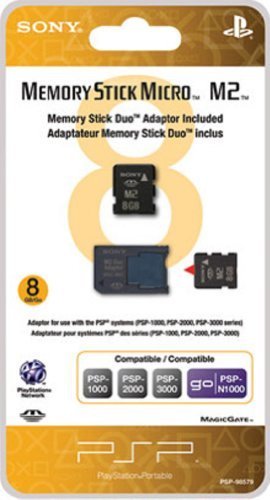 Amazon | Sony PSP 8GB Memory Stick Micro with Adapter by Sony 