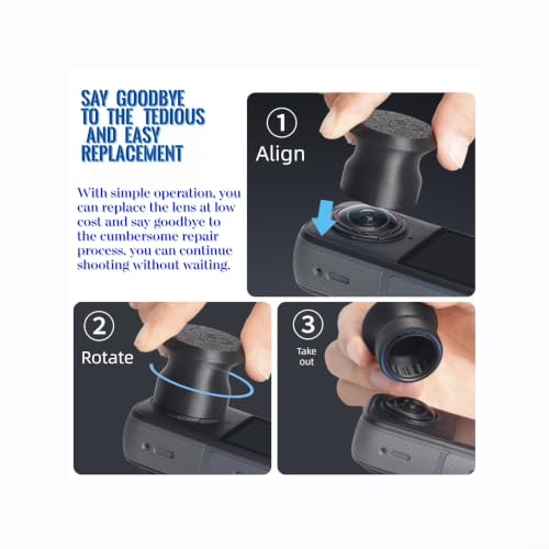 Lente de vidrio negro para Insta360 X5 que logra restauración sin costuras 6