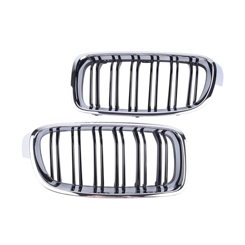 Parrilla frontal de riñón con ajuste preciso para parachoques de Serie 3 F30 7