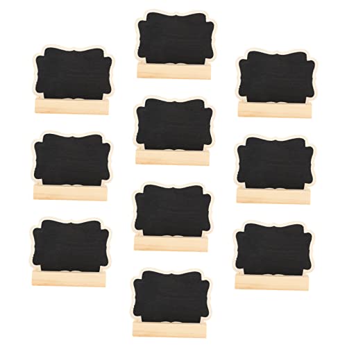 COHEALI 10sets Mini Chalkboard Stand Table Decor for Weddings and Parties Versatile Message Boards Easy to Write and Clean for Notifications and Displays