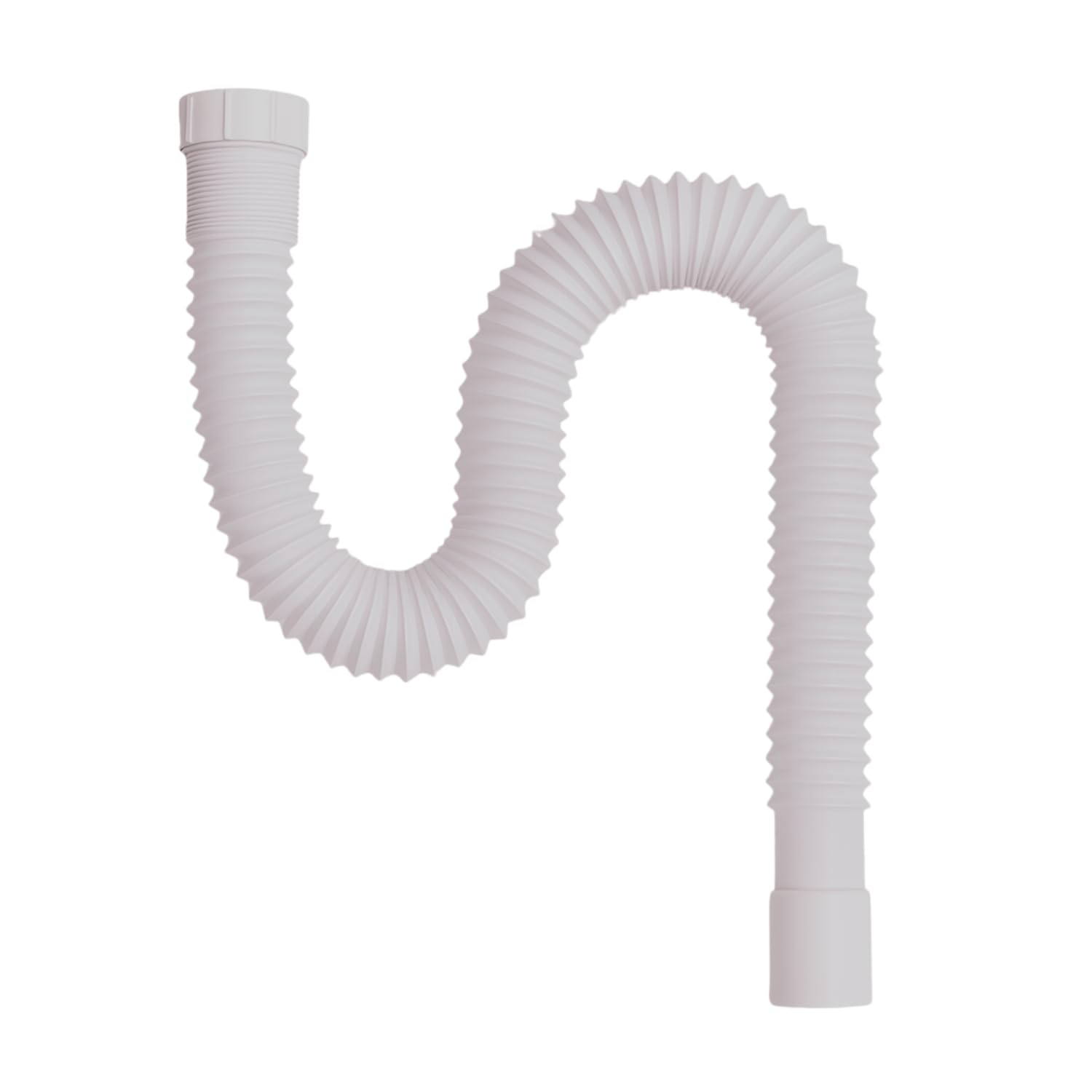 ANNA CREATIONS PVC Water Outlet Waste Pipe for Wash Basin/Sink (White Color)