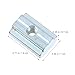 Cabilock 20pcs M5 Square Slot Sliding T Nuts for Aluminum Extrusions, Pre-Embedded Tee Nuts Compatible with Industrial Aluminum Profiles, Fastener Accessories for Frame Assembly