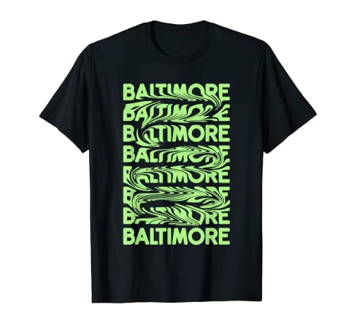 Baltimore Maryland Vintage Psychedelic T-Shirt