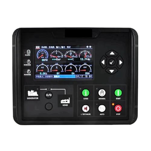 Controlador DC60DR para generador diésel con pantalla de monitoreo de parámetros