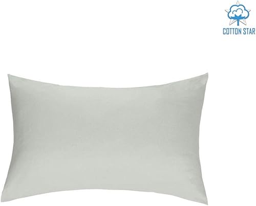 Miniatura 2 de Juego de 2 fundas de almohada de viaje de 14 x 20 pulgadas, cierre de cremallera, 600 hilos, 100% algodón orgánico, paquete de 2 fundas de almohada