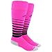 adidas Unisex Team Speed Otc Soccer Sock, Shock Pink/Black/Light Onix, Small