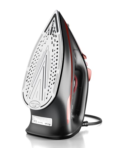 Image of 1500W Steam Iron & Vertical Steamer, 350ml Leak-Proof Water Tank, Ceramic Soleplate, Auto-Off Safety, Burst Steam, Self-Cleaning, Anti-Calc Anti-Drip Fuchsia
