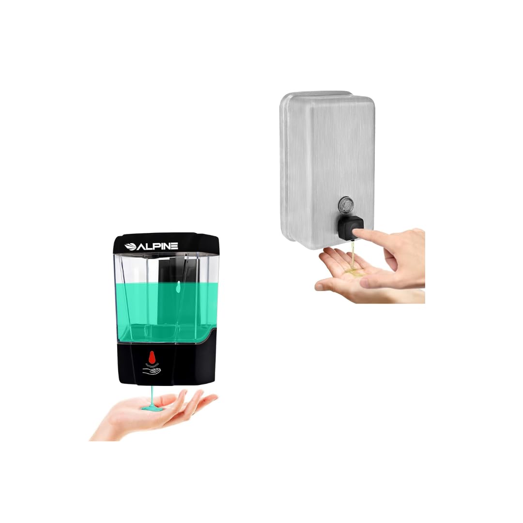 Alpine Stainless Steel Soap Dispenser (Vertical), & Alpine