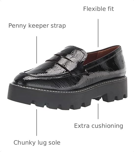 Image of Franco Sarto Women's Balin Lug Sole Chunky Loafer