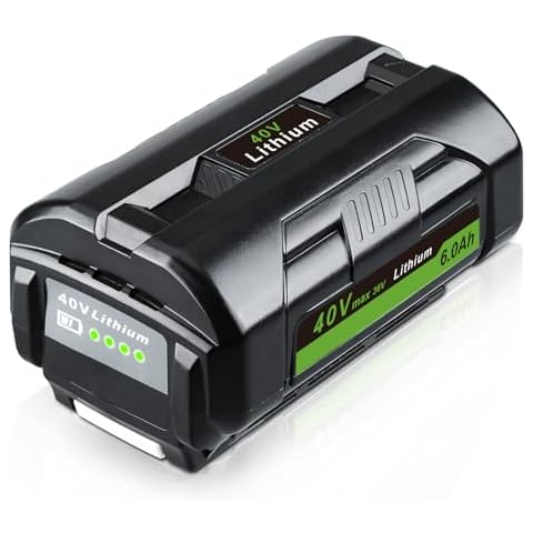Masione 6.0Ah Replacement for Ryobi 40V Battery Compatible with Ryobi OP4040 OP40401 OP4026 OP40261 OP4050 OP40201 OP40601 and 40V Cordless Power Tools Cover