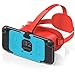 Auriculares VR para Nintendo Switch 2 (2025), Switch 2 Gafas de Realidad Virtual VR con Lentes HD Ajustables y cómoda Correa para la Cabeza, Kit Labo VR para Switch 2 Accesorios, Naranja y Azul