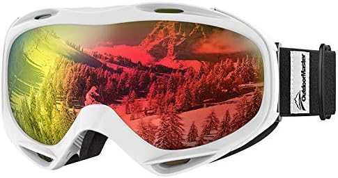 OutdoorMaster OTG Ski Goggles - Over Glasses Ski/Snowboard Goggles for Men, Women & Youth - 100% UV Protection