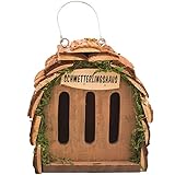 Gardigo Schmetterlingshaus zur Schmetterlingszucht und Gartendeko I Insektenhaus für Schmetterling zum Aufhängen