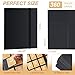 Card Binder 9 Pocket Storage 360 Card Binder,Trading Card Binder Senior and Sturdy Side-Loading Album,Intended For YuGiOh,MTG, TCG,Game Cards & Baseball Card Binde,(Black)