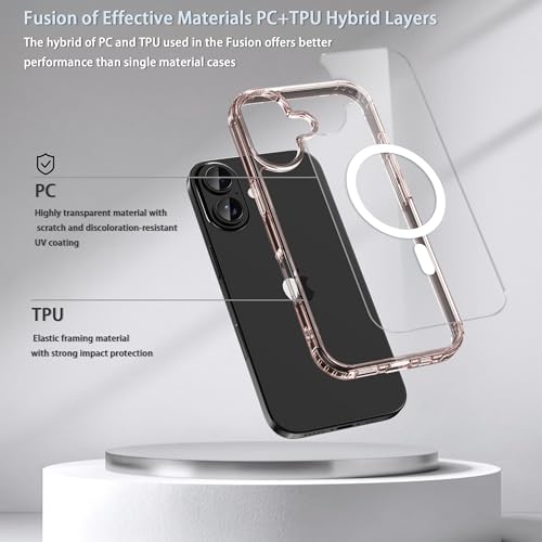 Image of for iPhone 17 Case,Ultra Hybrid(Transparent Pink)