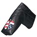 CRAFTSMAN GOLF USA Clover US Flag Leather Black Golf Putter Blade Head Cover Headcover Magnetic Closure for Scotty Cameron Odyssey